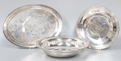 Lot 182 - Two American Silver Dishes and an American...