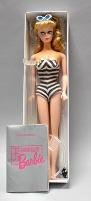 Lot 243 - Barbie, 35th Anniversary Edition with Pedestal...