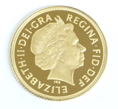 Lot 151 - Elizabeth II, Proof Sovereign 2005, obv....