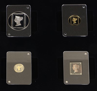 Lot 197 - Gibraltar, Penny Black Three-Coin Set 2019,...