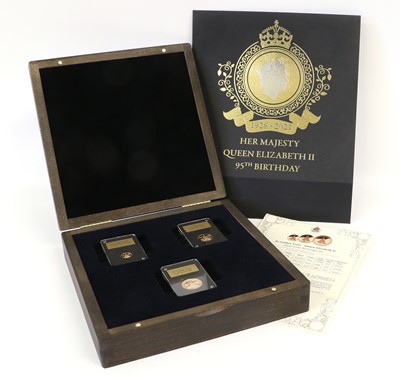 Lot 193 - Gibraltar, Three-Coin Sovereign Set 2021, '95...