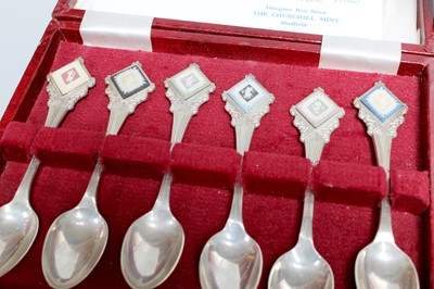 Lot 30 - A Cased Set of Elizabeth II Silver Spoons, by...