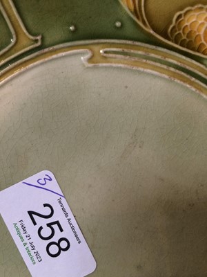 Lot 258 - Three Minton Majolica Secessionist Plates,...