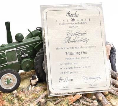 Lot 11 - Border Fine Arts 'Hauling Out' (Field Marshall...