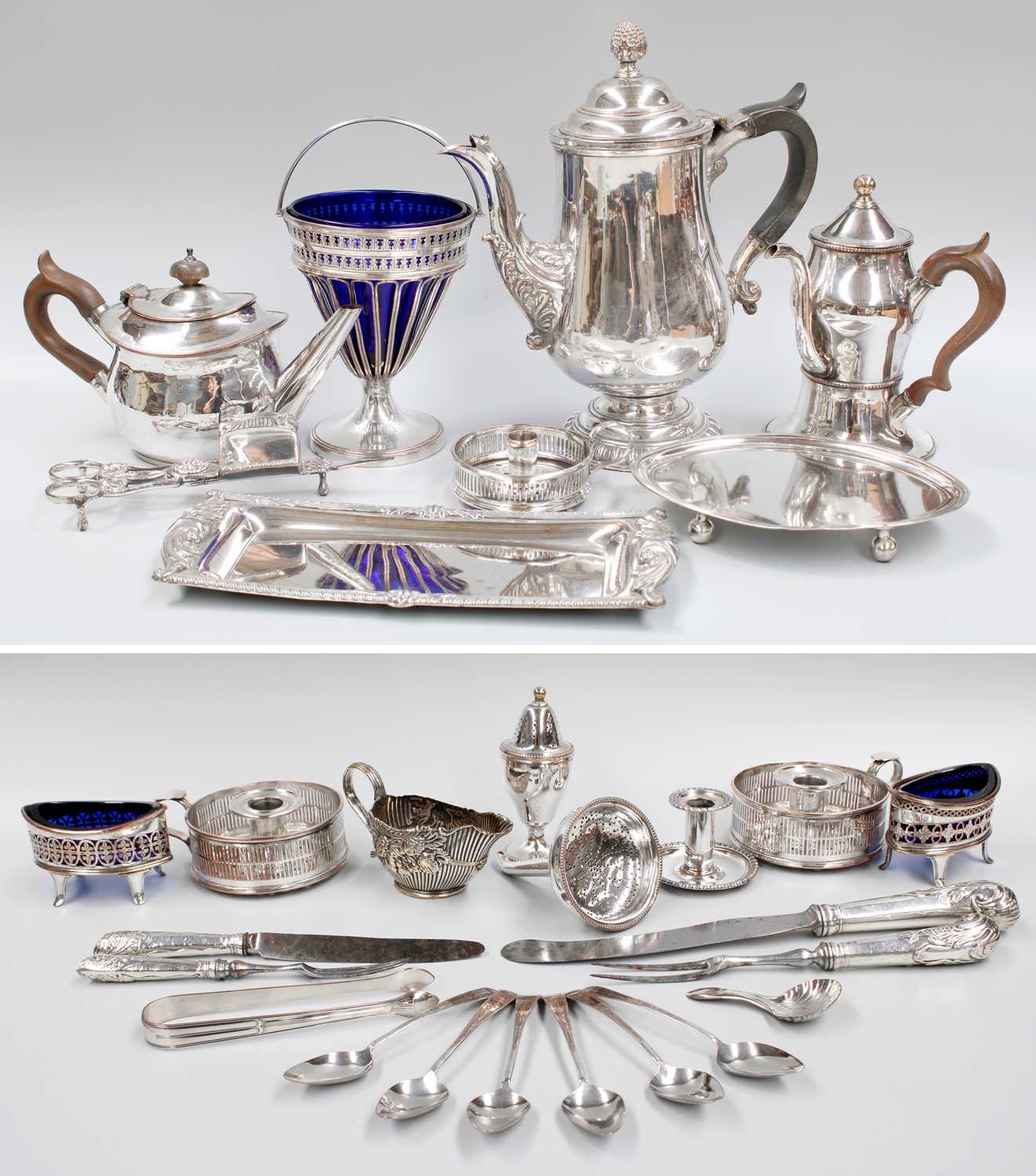 Lot 157 - A Collection of Assorted Old Sheffield Plate,