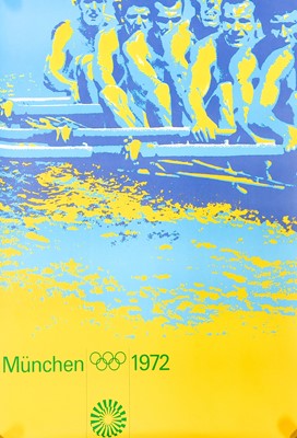 Lot 5 - Munich 1972 Olympics Rowing Poster