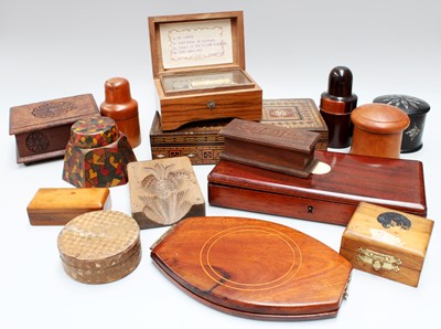 Lot 313 - Various Boxes, 19th century and later,...