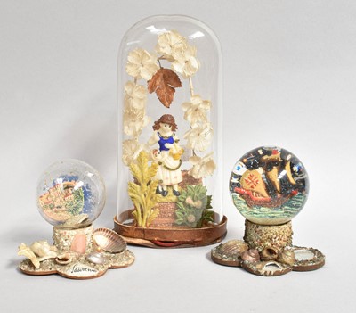 Lot 234 - An Early Victorian Figure under a Glass Dome,...