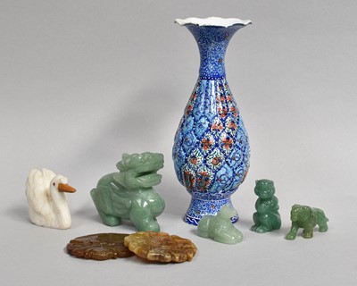 Lot 240 - A Collection of Hardstone Figures, and a...