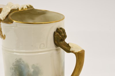 Lot 79 - A Royal Worcester Porcelain Ewer, by James...