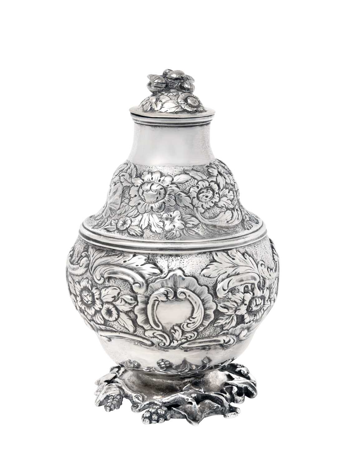 Lot 2216 - A George III Silver Tea-Caddy