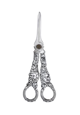 Lot 2343 - A Pair of William IV Silver Grape-Scissors