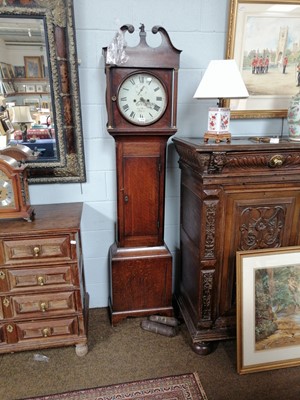 Lot 1228 - An Oak Eight Day Longcase Clock, circa 1800,...