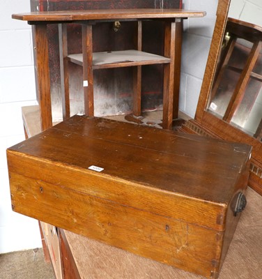 Lot 1209 - A 1920s Oak Occasional Table, 83cm 45cm 57cm;...