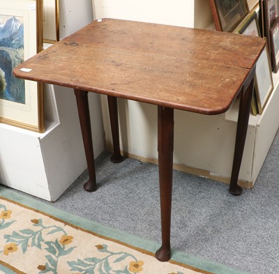 Lot 1277A - An 18th century Drop Leaf Table, 71cm by 59cm...