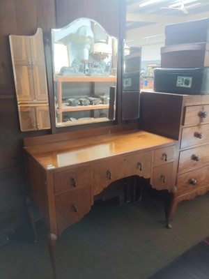 Lot 1141 - A1920s Walnut Dressing Table, 107cm by 49cm by...