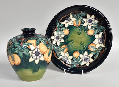 Lot 211 - A Modern Moorcroft Passion Fruit/Flower...