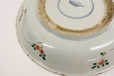 Lot 137 - A Chinese Porcelain Dish, Kangxi, painted in...