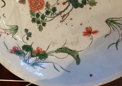 Lot 137 - A Chinese Porcelain Dish, Kangxi, painted in...