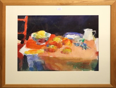 Lot 1112 - Roy Freer RI, ROI (b.1938) "Table and Red...