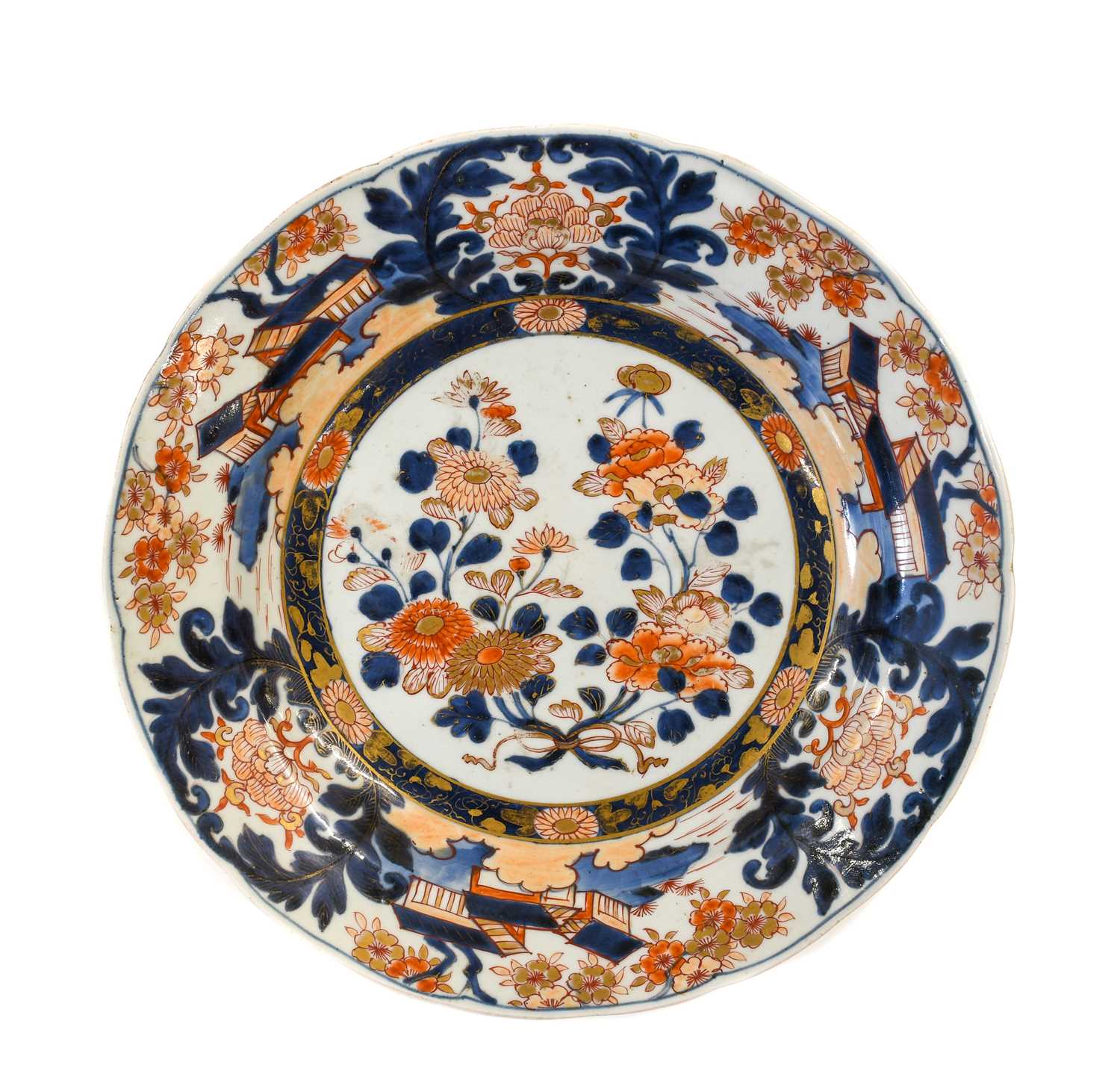 Lot 150 - A Japanese Imari Porcelain Dish, Edo period,...