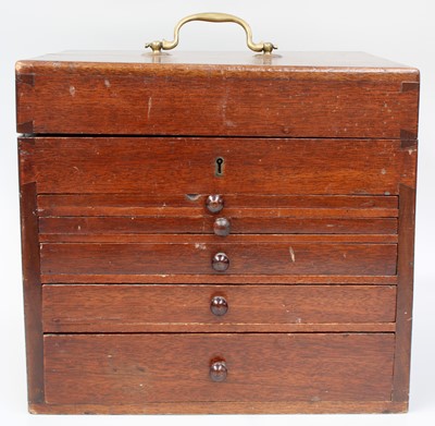 Lot 384 - A 19th Century Mahogany Apothecary's Box, with...