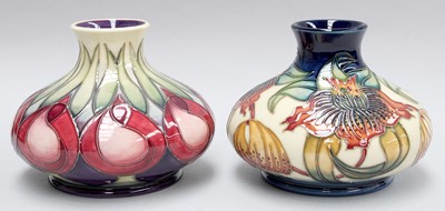 Lot 212 - A Modern Moorcroft Anna Lily Pattern Vase,...