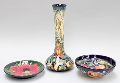 Lot 197 - A Modern Moorcroft Prairie Summer Pattern Vase,...