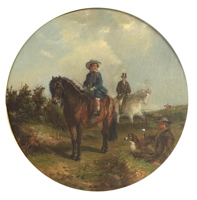 Lot 577 - John Duvall (1815-1892) "The First at the Meet"...