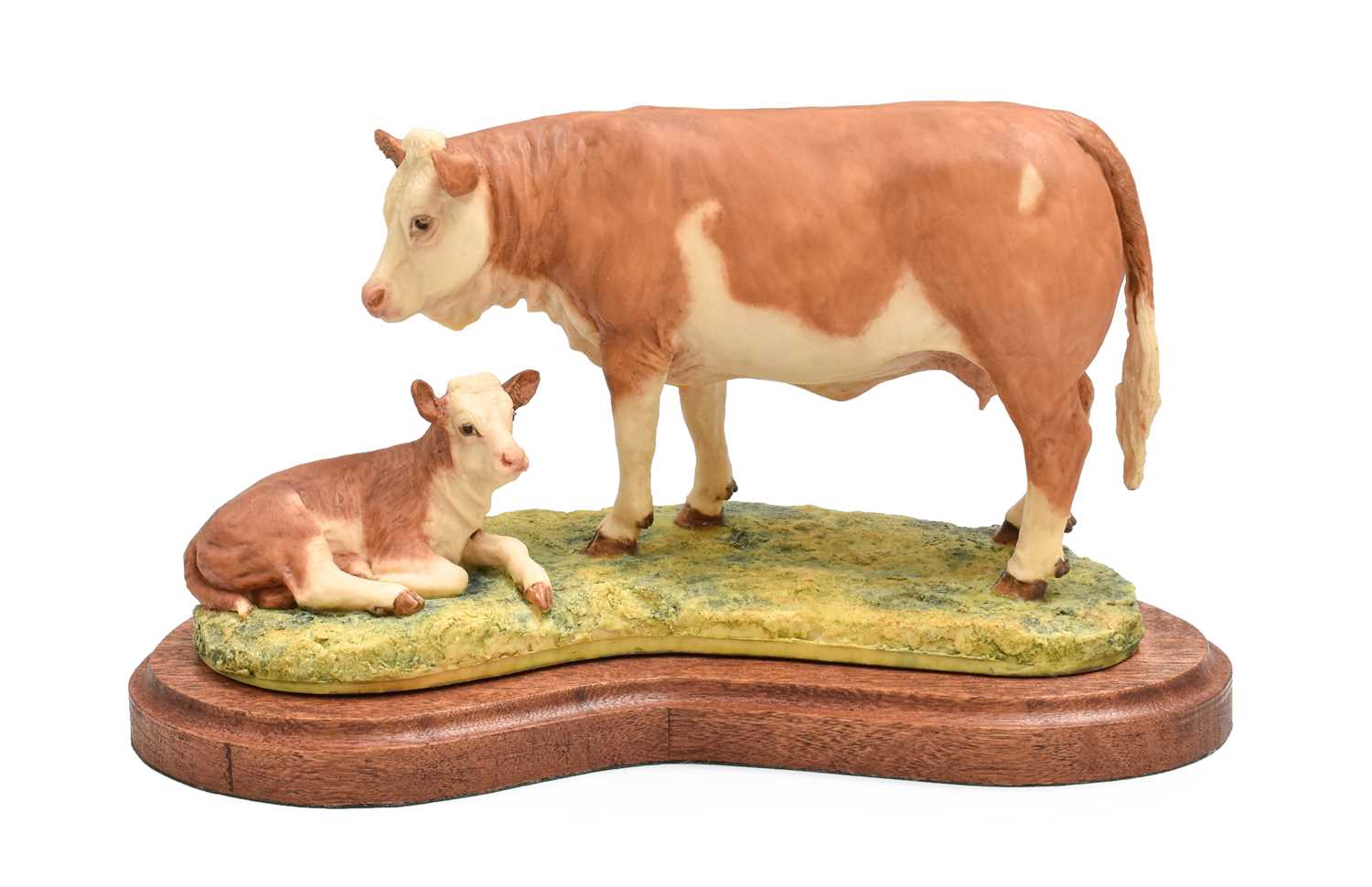 Lot 69 - Border Fine Arts 'Simmental Cow and Calf'...