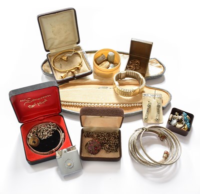 Lot 135 - A Quantity of Jewellery, including two pairs...