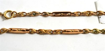 Lot 299 - A fancy Albert chain