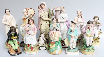 Lot 396 - A Collection of Early 19th century Pearlware...