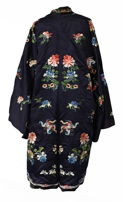 Lot 2062 - A 20th Century Chinese Blue Silk Jacket,...