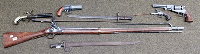 Lot 386 - A French Chassepot Bayonet and Scabbard, A...