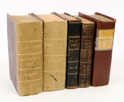 Lot 68 - The Navy List - twelve volumes dating from...