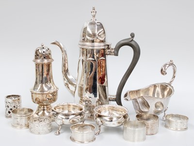 Lot 167 - A Collection of Assorted Silver, including a...