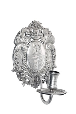 Lot 2456 - A George V Silver Wall-Sconce.