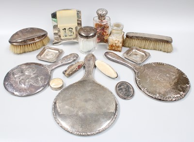 Lot 160 - A Collection of Assorted Silver, including...