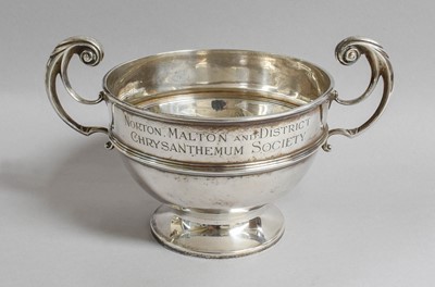 Lot 133 - A George V Silver Two-Handled Cup, by Skinner...