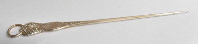 Lot 119 - A William IV Silver Meat-Skewer, by William...