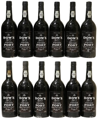 Lot 3188 - Dow's 1977 Silver Jubilee Vintage Port (twelve...