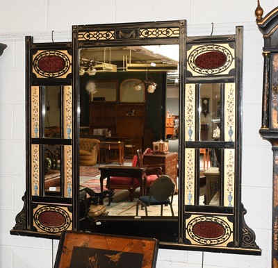 Lot 1244 - An Aesthetic Period Parcel-Gilt and Ebonised...