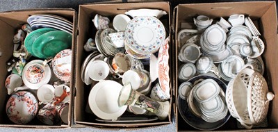 Lot 291 - Three Boxes of Assorted Ceramics, including a...