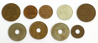 Lot 65 - Small Assortment of Palestinian Coinage, 9...