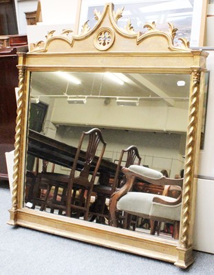 Lot 1353 - A Victorian Gothic Revival Gilt and Gesso...