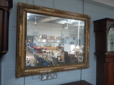 Lot 1119 - A 19th century Gilt Framed Mirror, with...