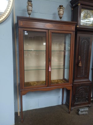 Lot 1126 - An Edwardian Satin and Olive Wood Inlaid...