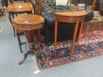 Lot 1331 - A Victorian Part Ebonised Inlaid Mahogany...