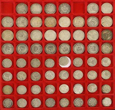 Lot 54 - Collection of Threepences, Sixpences and...